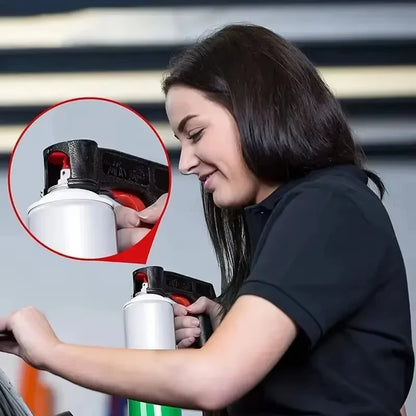 Portable Plastic Spray Paint Handle – Universal Reusable Hand Spray Gun for Car Color Changing & Film Pasting