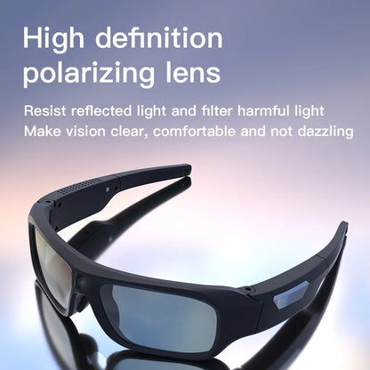 4K HD Smart Glasses Camera — Eyewear Camcorder for Driving, Cycling & Outdoor Video Recording