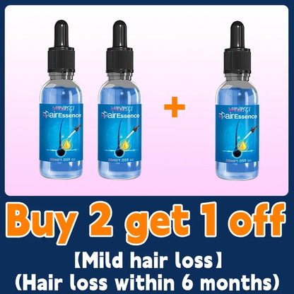 WPRBREGT Blue Hair Growth Serum — Essential Oil for Thicker Hair, Anti-Baldness Treatment