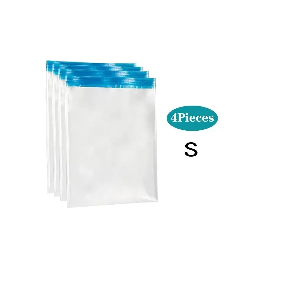 Travel Compression Roll-Up Bags — Space Saver Storage for Luggage & Cruise Essentials Clothes