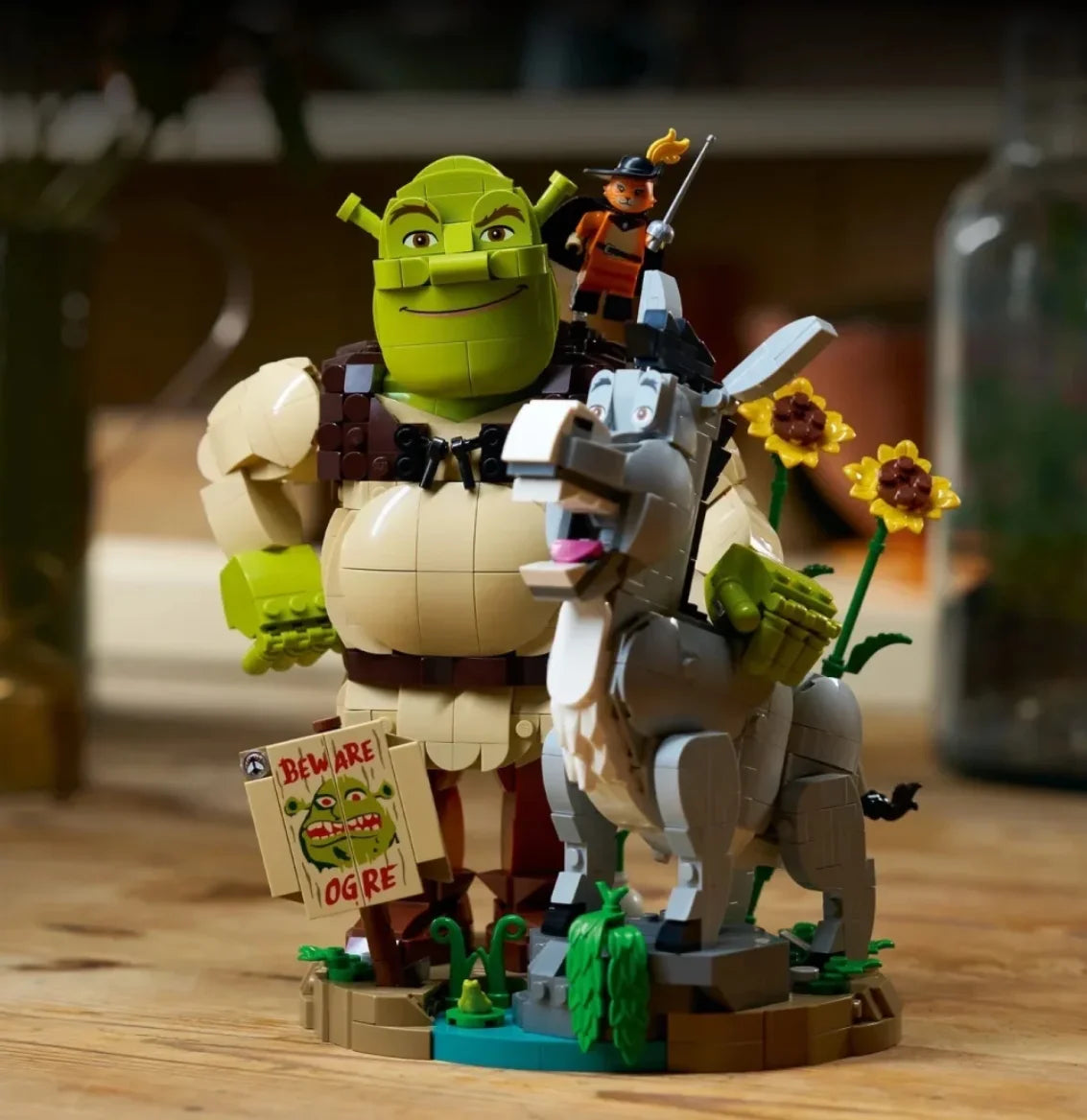 1403PCS Monster Donkey Building Block Set - Animal DIY Assembly Toy & Gift