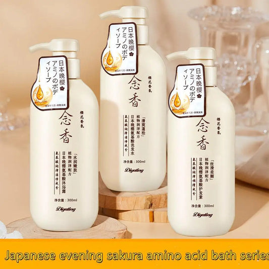 Fragrant Japanese Amino Acid Shampoo & Conditioner - Hair Care, Body Wash, and Skin Care Lotion
