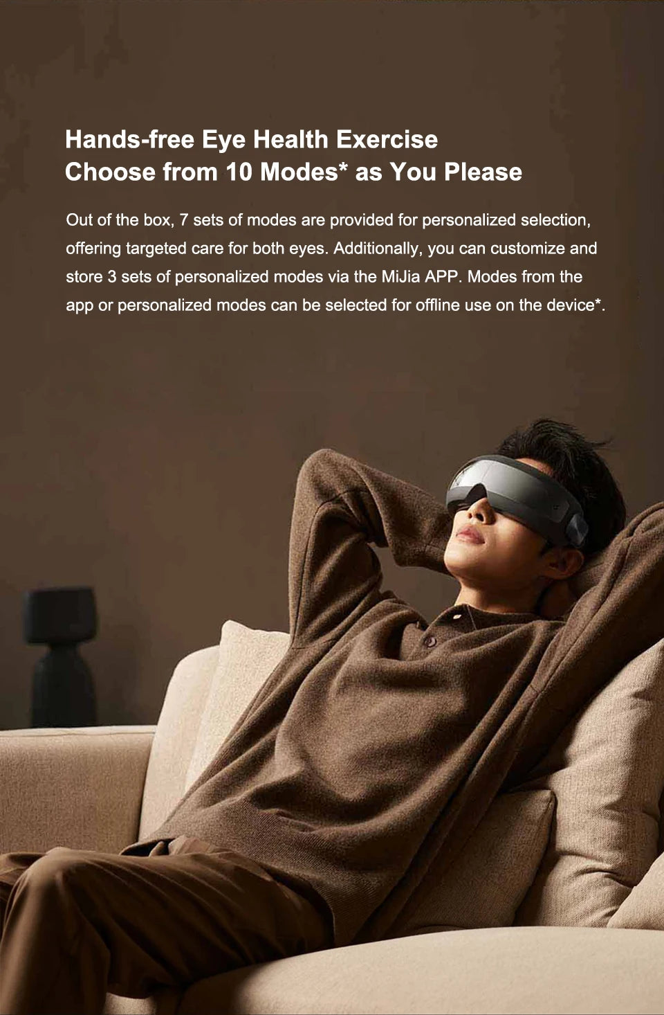 Xiaomi Mijia Smart Eye Massager – Hot Compress & Zone Massage Glasses with Mi Home App
