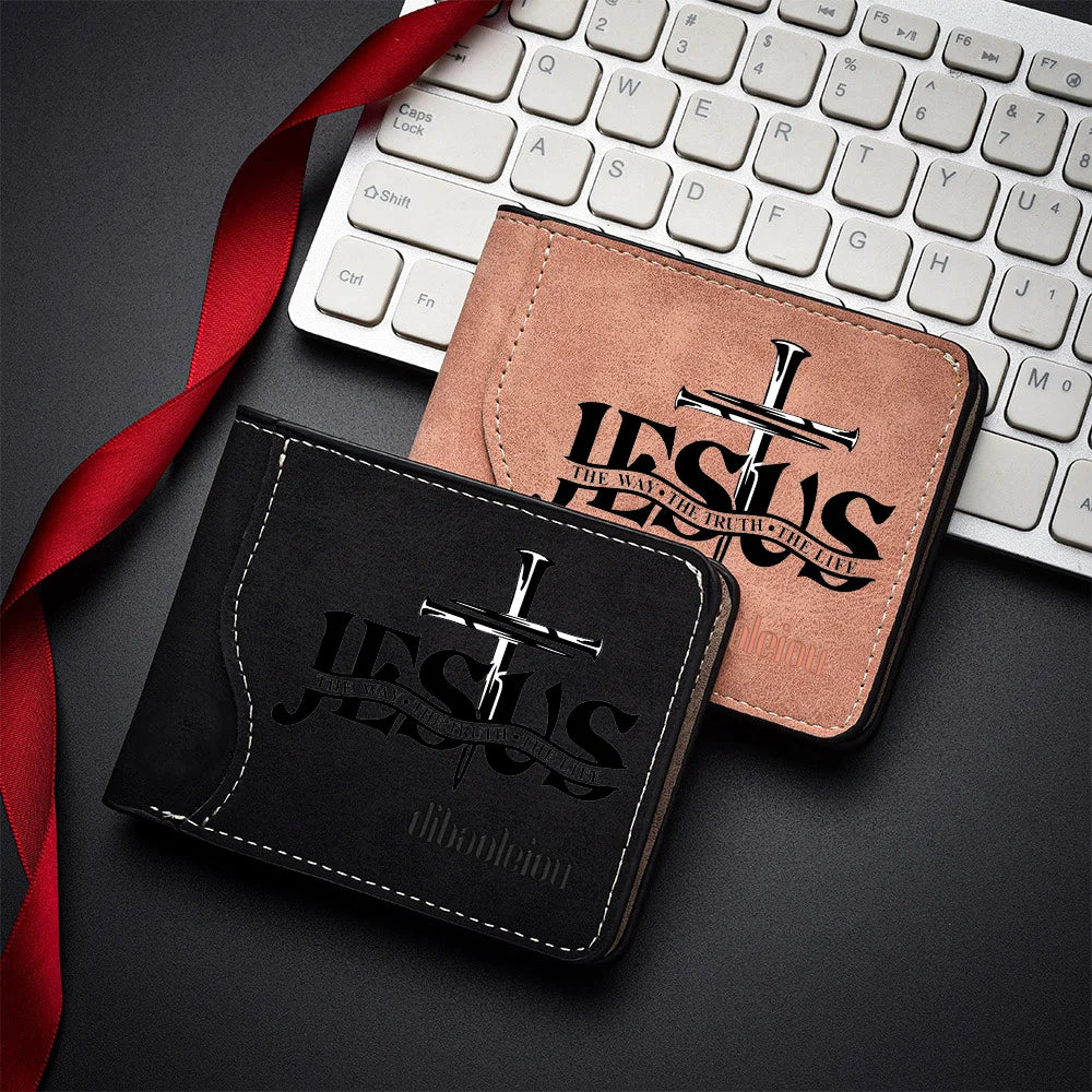 Men's PU Leather Short Wallet - Multi Card Slot Slim Soft Personalized Bifold Wallet