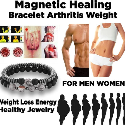 Magnetic Hematite Bracelet - Stylish Wellness Jewelry for Men & Women