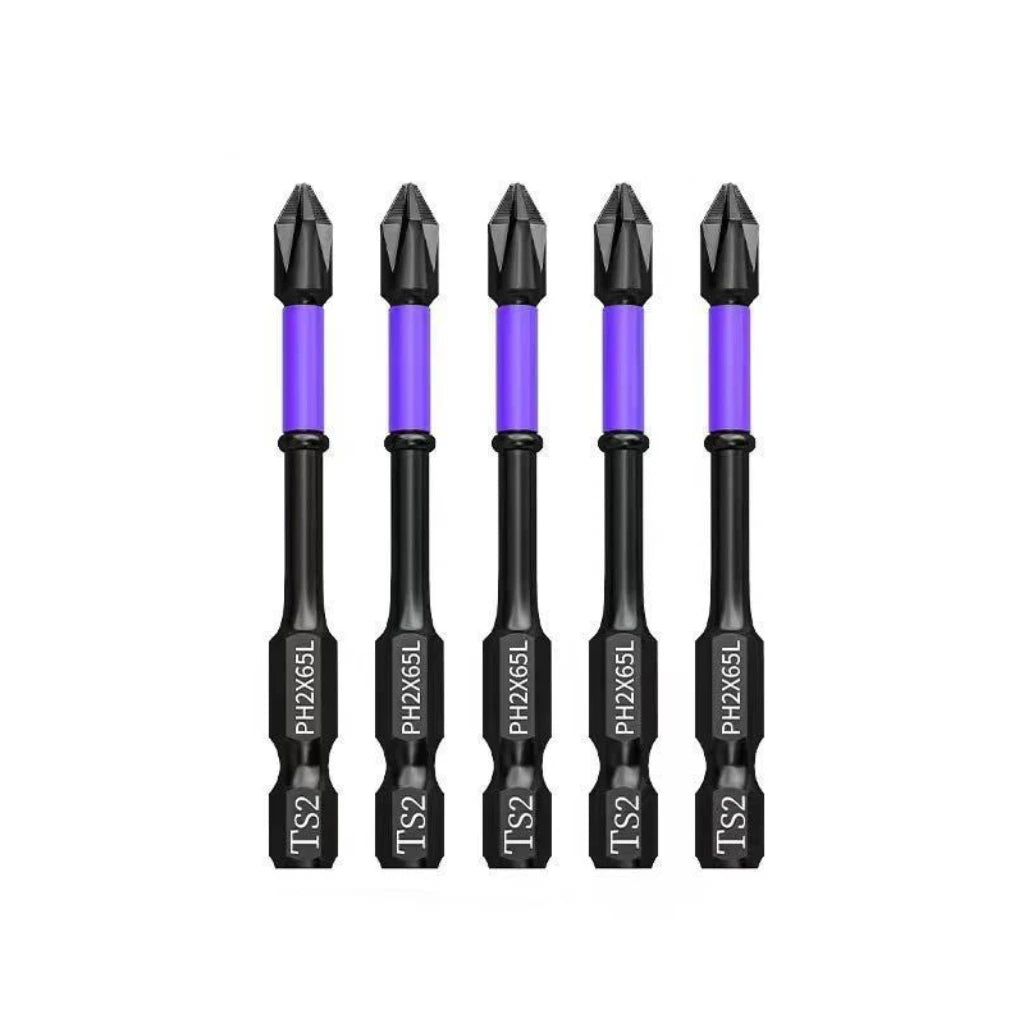 5–60PCS PH2 Magnetic Impact Driver Bit Set – Alloy Steel Cross Screwdriver Bits for Drill & Screw Driving Non-Slip Tool Kit