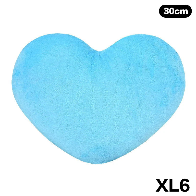 Cute Heart-Shaped Plush Pillow – Soft Sleeping Cushion for Living Room Decor, Valentine’s Day Gifts, Comfortable Sofa Pillow (15/20/30cm)