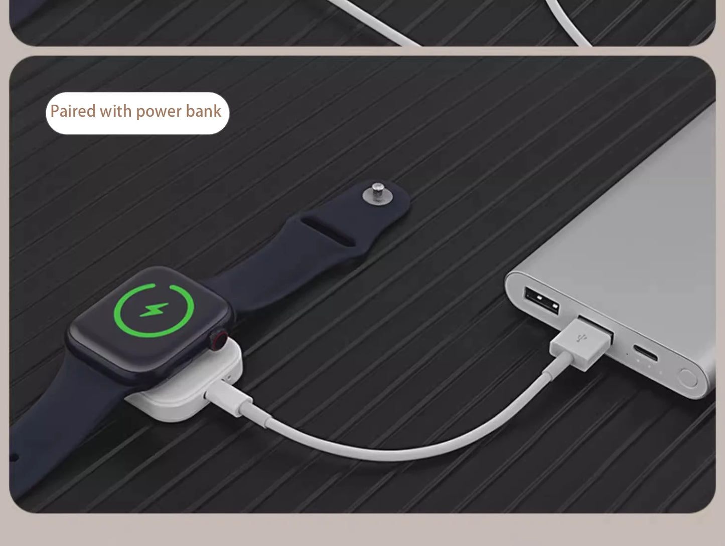 Magnetic Wireless Fast Charger for Apple Watch – Type-C Cable Compatible with Series 9 to 1 & SE