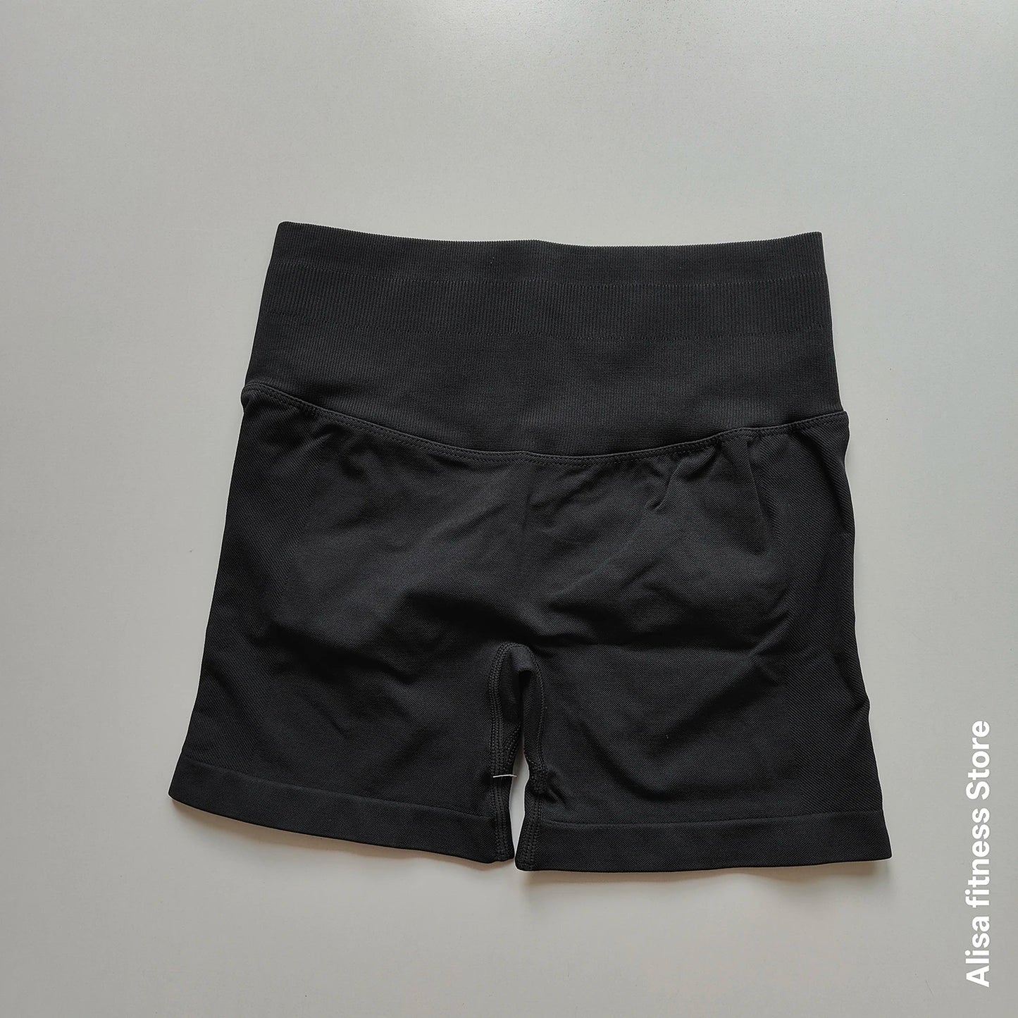 High Waisted Yoga Shorts - Seamless Tummy Control Fitness Shorts for Running, Workout & Activewear