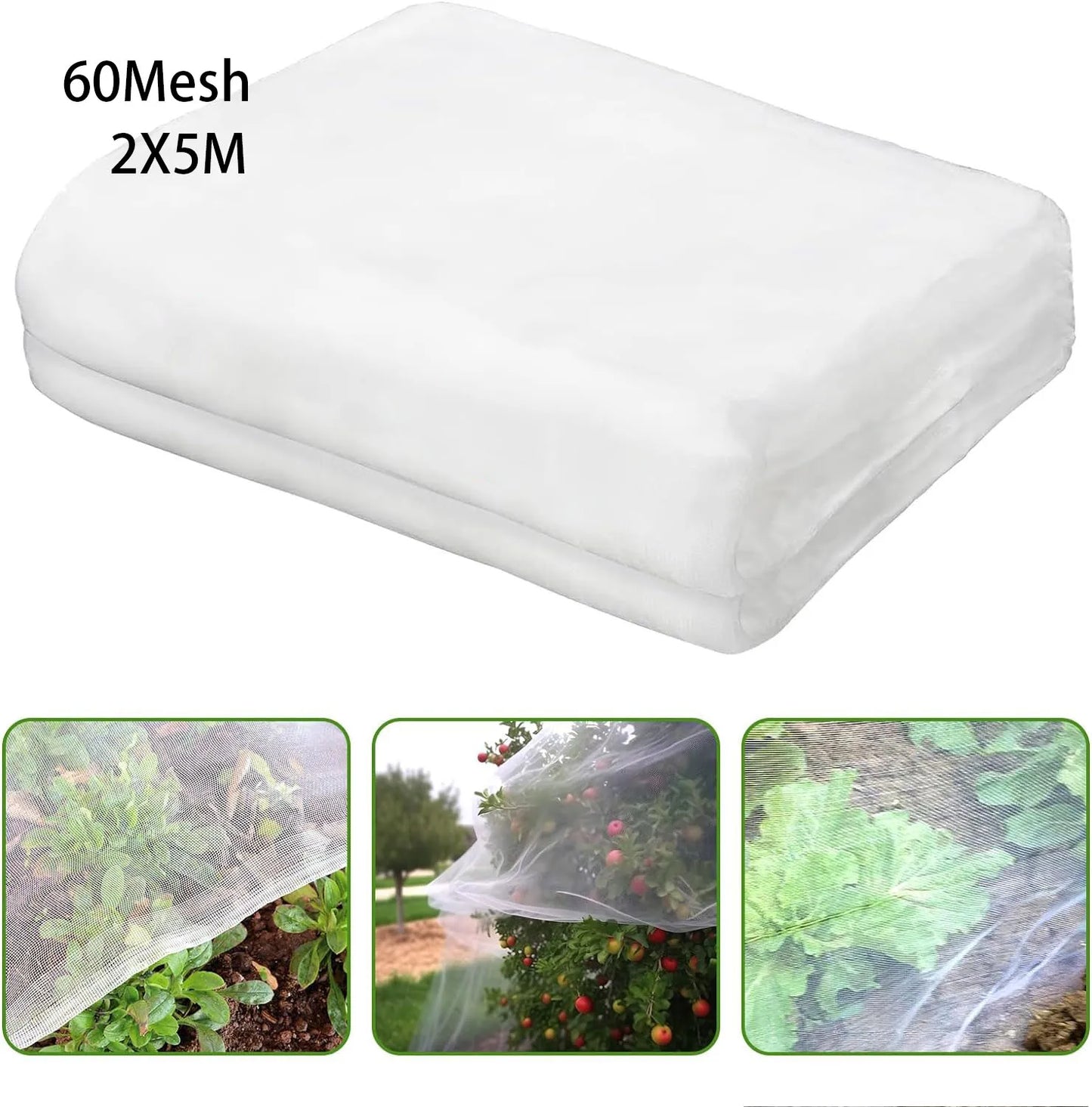 Garden Plant Insect Protection Net – Anti-Bird & Pest Control Cover for Vegetables, Fruits, and Greenhouse Use
