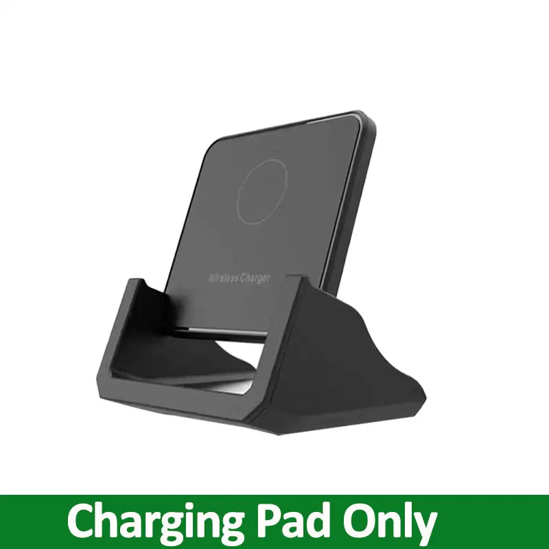 Fast Wireless Charging Pad and Holder – Charging Dock for iPhone 17–11 Series, Samsung Galaxy, and Xiaomi Devices