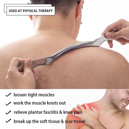 7-in-1 Stainless Steel Muscle Scraper Set – Gua Sha Deep Tissue Massage & Soft Tissue Mobilization Tools