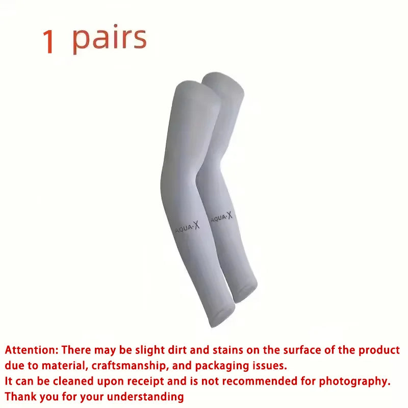 Breathable UV Sun Protection Arm Sleeves, 1/3 Pair Cooling Sports & Driving Outdoor Arm Guards for Summer Adventures