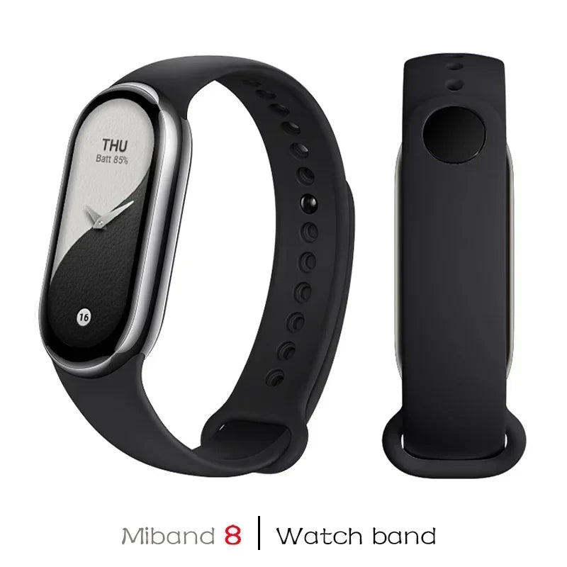 Sport Silicone Strap for Xiaomi Mi Band 9/8 NFC – Replacement Smartwatch Wristband Bracelet