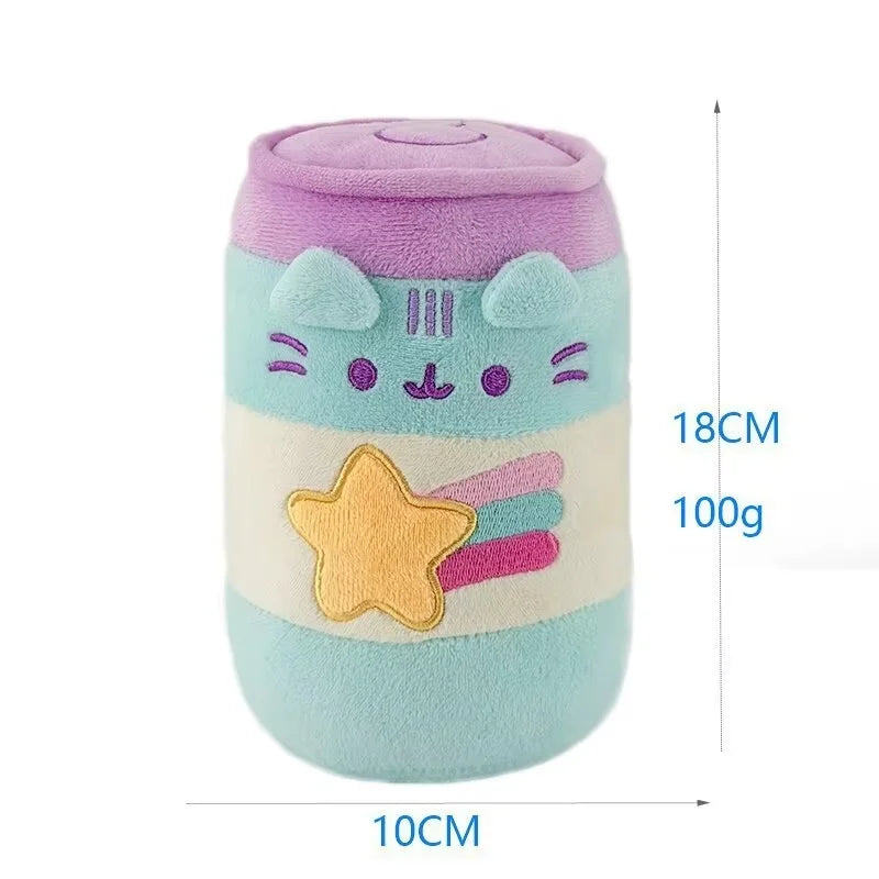 Cute Anime Cat Plush Doll - Soft Stuffed Toy for Birthdays, Christmas, and Collectible Gifts