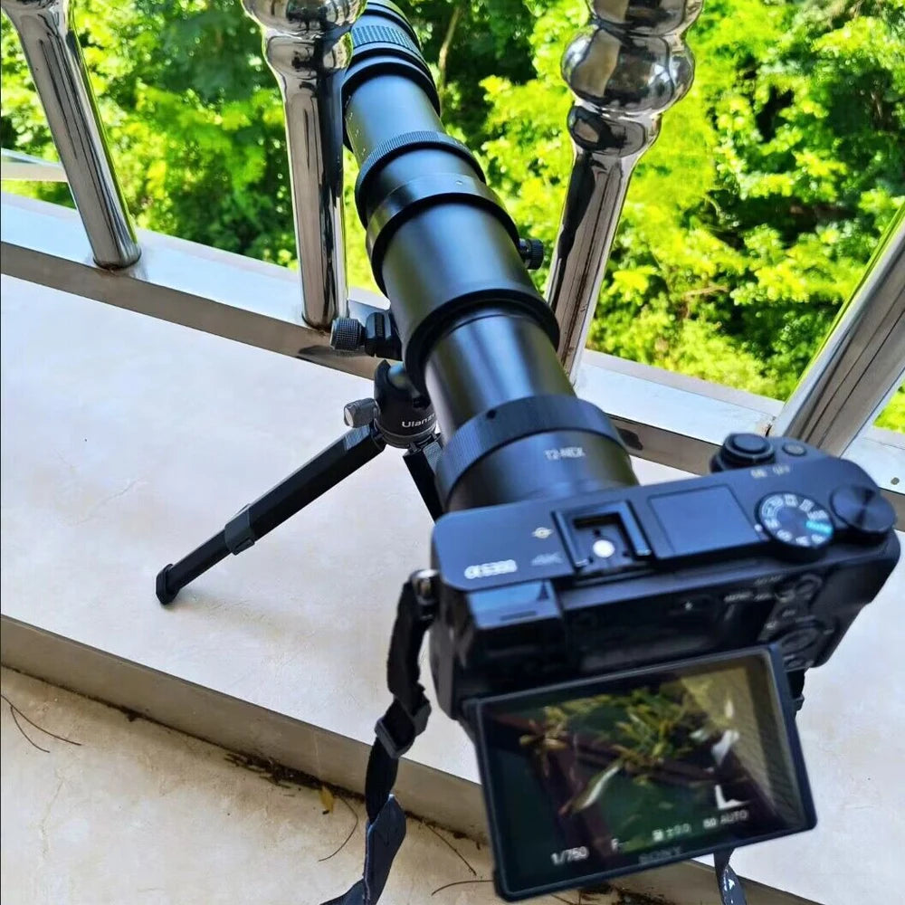 Lightdow 2x Teleconverter Lens - Magnification Converter for 420-800mm, 500mm, 800mm, 900mm, 650-1300mm T-Mount Telephoto Mirror Lenses