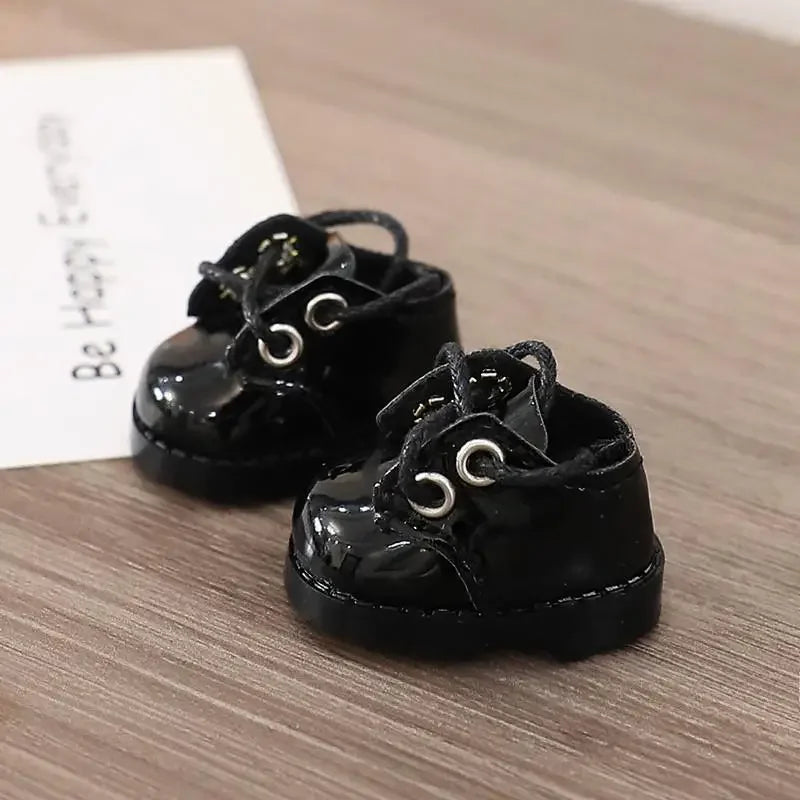 17cm LABUBU Cotton Doll Shoes - Casual Sports Footwear for Dolls, Accessories for Labubu Outfits (Only shoes)
