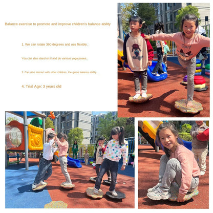 Outdoor Crossing Stone Training Equipment - Children's Foot Sense System & Balance Board for Early Education