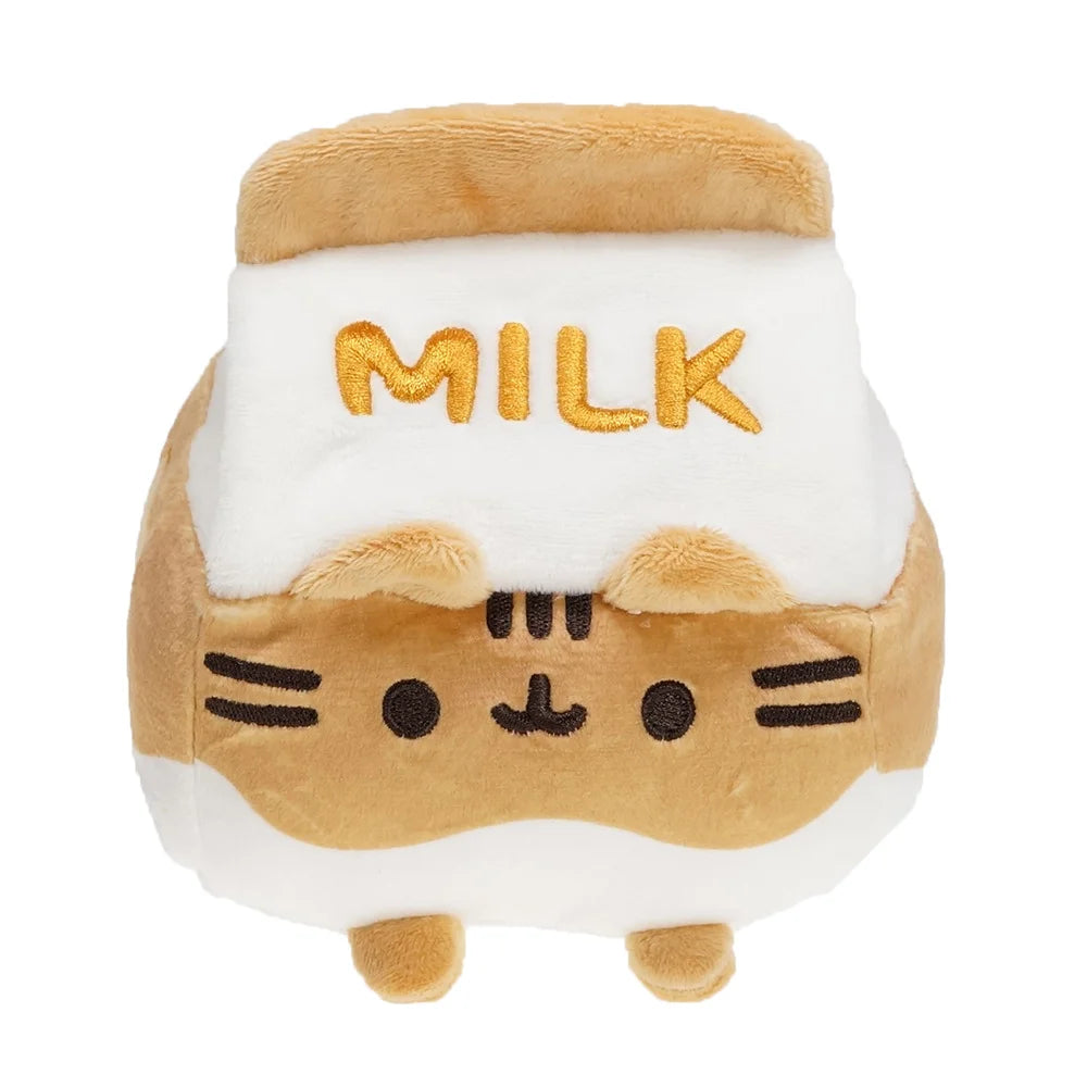 Cute Simulated Cat Plush Doll - 2026 Anime-Inspired Soft Stuffed Toy for Tabletop, Bedroom, and Home Decor