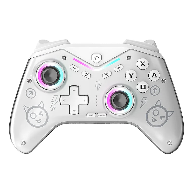 CM-619 Wireless Game Controller — Dual Motor, Dazzling Light, Compatible with iOS, Android & PC