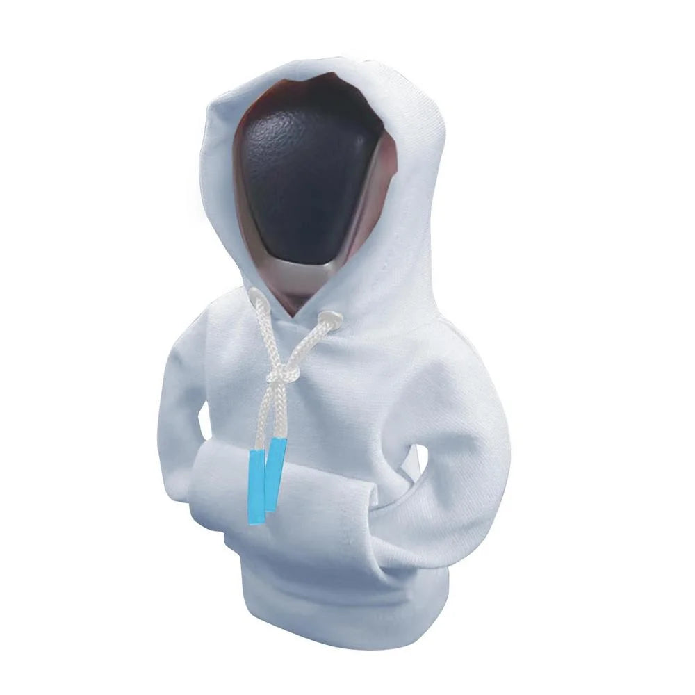Universal Gear Shift Lever Hoodie Cover – Manual & Automatic Car Handle Decoration Interior Accessory