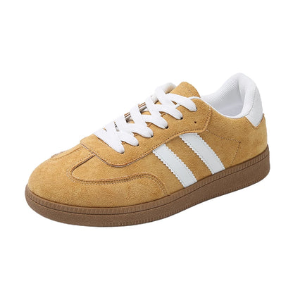 Women’s Casual Lace-Up Shoes | Lightweight Anti-Slip Flat Sneakers for Outdoor Walking