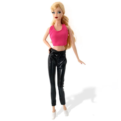 Fashion Doll Clothes for Barbie – Casual Dress, Pants & Trousers Outfit Accessories for Girls Gift Toy