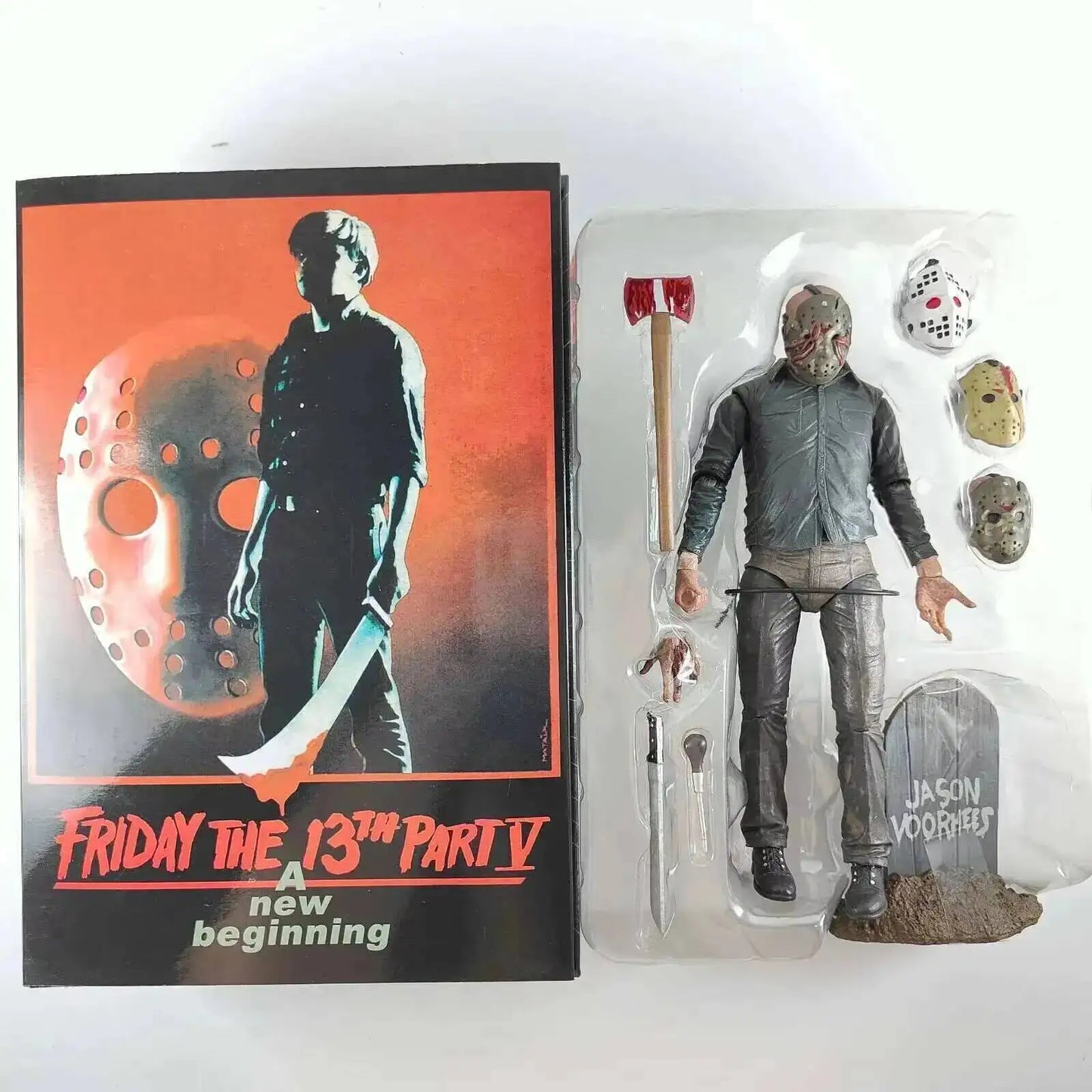 Michael Myers Horror Action Figure - Halloween Pumpkin Decor Toy Collectible Gift for Horror Fans
