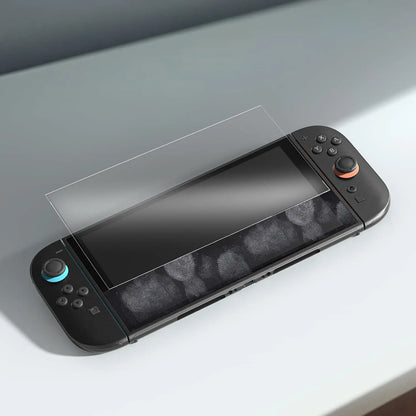 Tempered Glass Screen Protector for Nintendo Switch 2 — Includes Joystick Cap Accessories