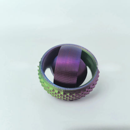 3D Printed O-Shaped Rotating Fingertip Gyroscope Toy – Anxiety Relief & Stress Decompression