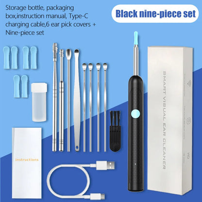 2025 Upgraded Visual Ear Wax Cleaner with Camera – Safe Earwax Removal Endoscope Tool with 5MP HD for Ear Care
