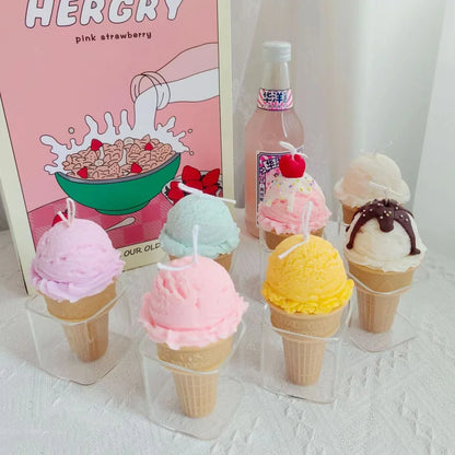 3D Ice-Cream & Fruit Silicone Mold — Handmade Candle, Soap, Resin, Clay & Cake Decorating Tool