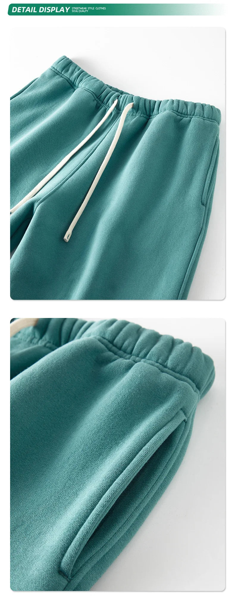 Straight-Lined Solid Color Cashmere Sweatpants – Soft Cozy Lounge Pants