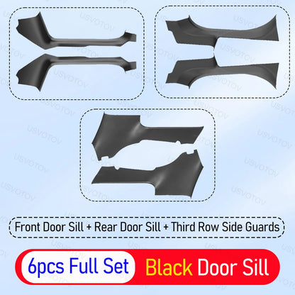 Tesla Model YL 2026 Door Sill Protectors – Anti-Kick Guards, Seat Rail Pads and Trunk Side Cover Mats