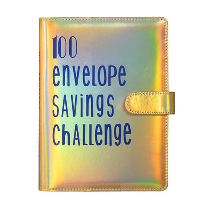 100 Envelope Challenge Binder – Savings Challenge Loose-Leaf Budget Binder with Cash Envelopes, Money Organizer System