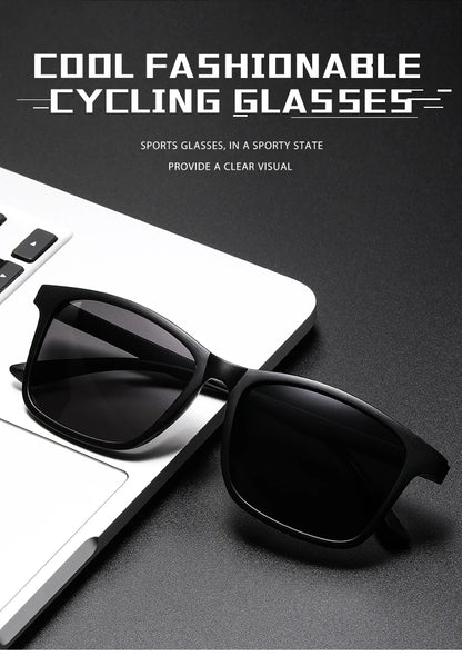 2024 New Men’s Business Polarized Square Frame Sunglasses – Fashion Outdoor Fishing & Driving Eyewear