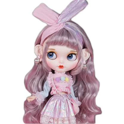 ICY DBS Blyth Doll – 1/6 Joint Body BJD Anime Doll, 30cm White Skin Matte Face Special Combo Toy