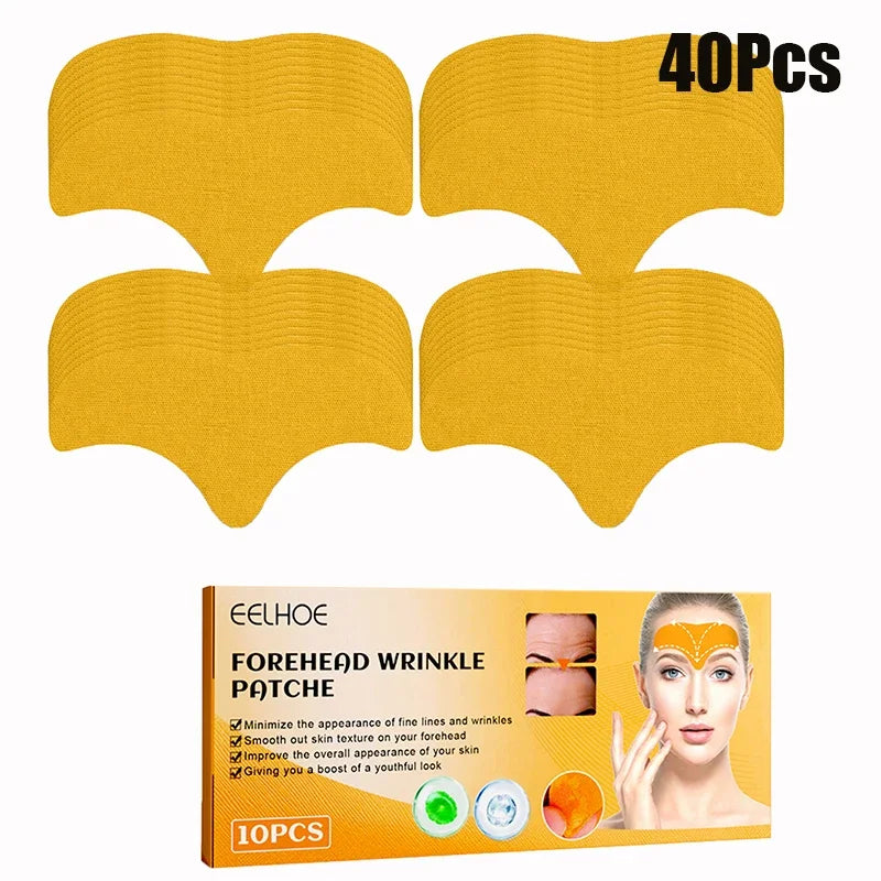 Forehead Wrinkle Patches Anti-Wrinkle Gel Pads – Natural Forehead Line Removal Facial Patches (10–100pcs)
