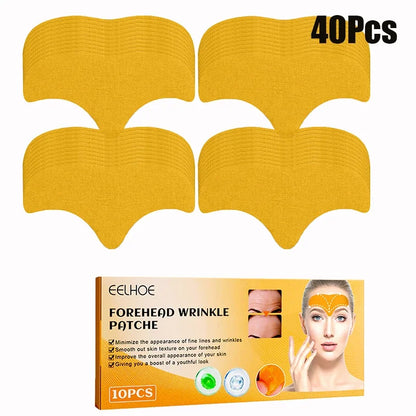 Forehead Wrinkle Patches Anti-Wrinkle Gel Pads – Natural Forehead Line Removal Facial Patches (10–100pcs)