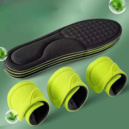 Memory Foam Orthopedic Shoe Insoles – Soft Deodorizing & Sweat-Absorbing Antibacterial Sports Insoles (2/12 Pairs) Shoe Comfort Inserts