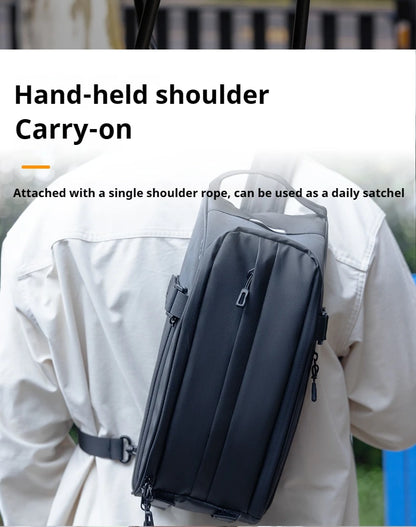 OFFBONDAGE Multifunctional Bicycle Saddlebag — Waterproof Reflective Top Tube Rack Bag, Handheld Large Capacity Adjustable Bike Bag