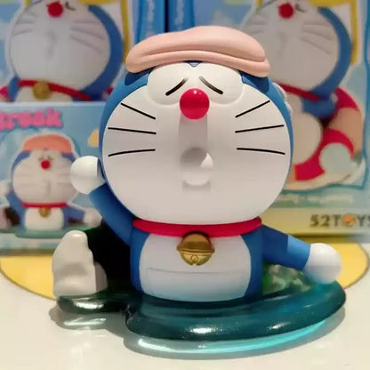 Genuine Doraemon Take a Break Series Blind Box Figures – Kawaii Anime Desktop Decor Toy, Room Ornament & Birthday Gift Collectible