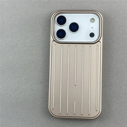 Luxury Striped Phone Case - Glossy Business Cover for iPhone 17, 16, 15, 14 & 13 Pro Max