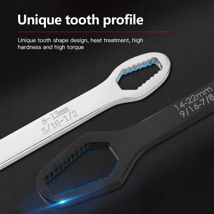 Adjustable Universal Torx Wrench Board - 8-22mm Double-Head Spanner for Glasses & Multi-Purpose Hand Tool