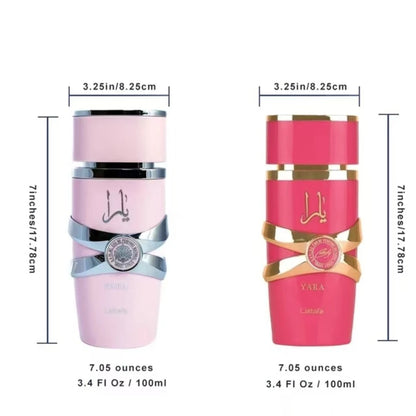 100ml Original Yara Eau De Parfum for Women - High Quality Arabian Perfume, Lasting Light Fragrance with Pheromones