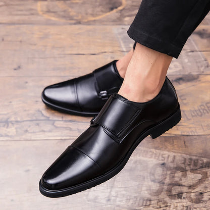 Men’s Genuine Leather Oxford Shoes - Luxury British Lace-Up Business Casual & Wedding Dress Shoes