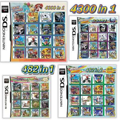 4300-in-1 Multi Game Cartridge — DS/NDS/3DS/NDSL Handheld R4 Video Game Card
