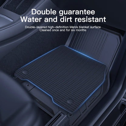 YZ Floor Mats for Tesla Model 3/Y 2021-2023 — Waterproof, Non-Slip TPE Car Accessories