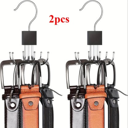 1/2 Piece Multifunctional Metal Hook – Multi-Claw Bag & Tie Storage for Scarves, Belts, and Home Organization