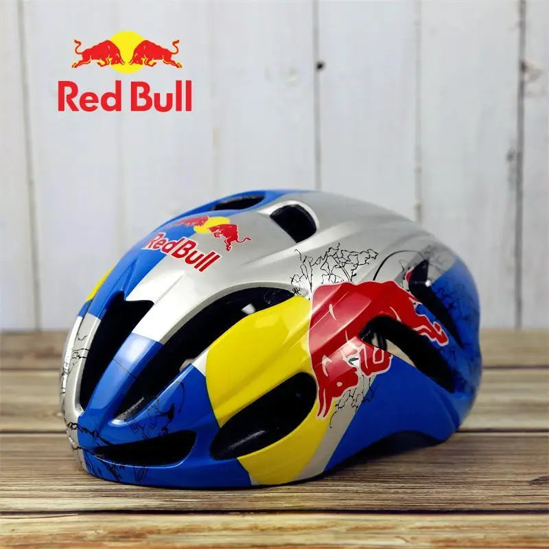 Red Bull Bicycle Helmet — Breathable Sports Helmet for Cycling, Scootering & Skating